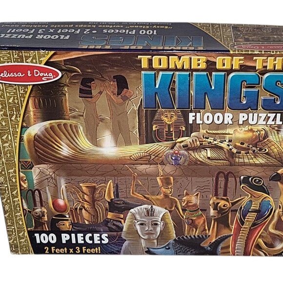 Melissa & Doug Tomb of the Kings floor puzzle 100 Pc. 2'x 3' Ex Condition Clean - Picture 1 of 4